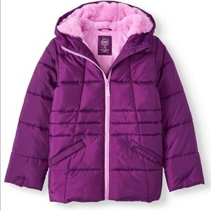Wonder Nation girls quilted bubble jacket Kids size 14-16